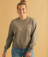 12020 | ELSK TECH PCH. ØRUM WOMEN'S SWEATSHIRT | SMOKEY OLIVE