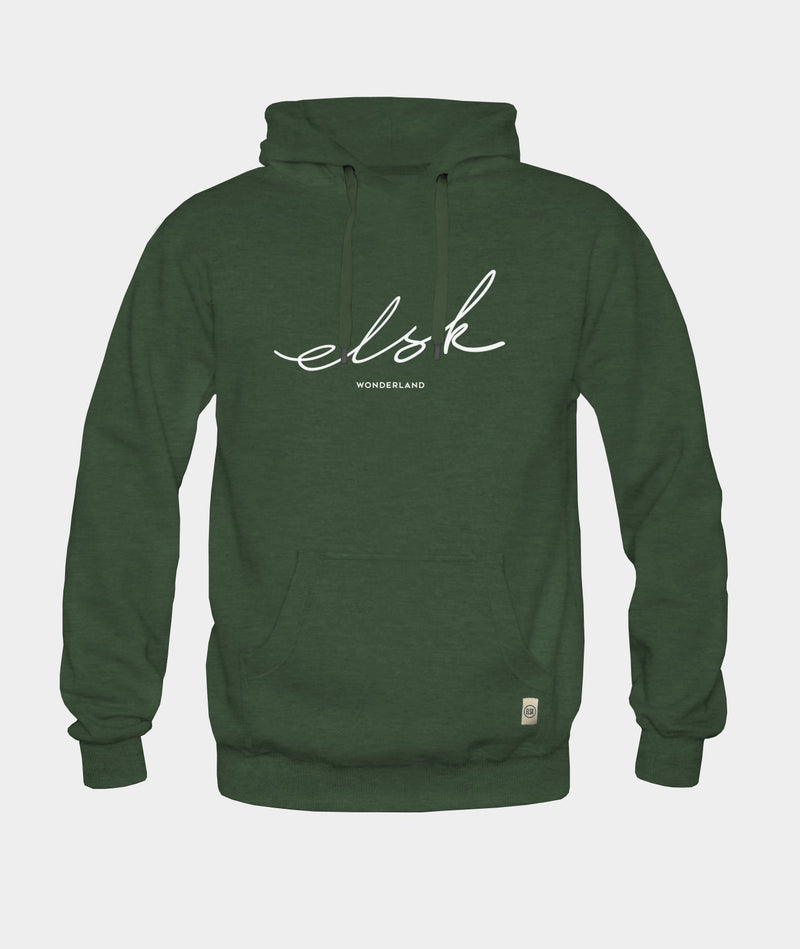 1517 | ELSK® SIGNED (W) MEN’S HOODIE | FOREST GREEN