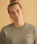 12020 | ELSK TECH PCH. ØRUM WOMEN'S SWEATSHIRT | SMOKEY OLIVE