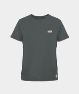 RE.ELSK 2336 | ELSK® SUNSIGN2 PATCH BRUSHED MEN'S TEE  | STONE GREEN