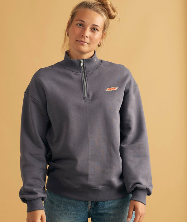 12025 | ELSK TECH PCH ELLA WOMEN'S HALFZIP CREW | STONE PURPLE