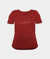 RE.ELSK 4421 | ELSK® SUB SIGNED W. BRUSHED WOMEN'S TEE | SCEPTRE RED