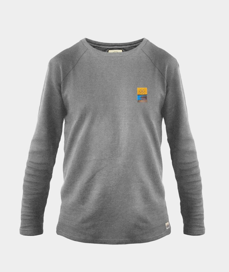 1724 | ELSK® BAGSØ PCH MEN'S LIGHTWEIGHT CREWNECK | GREY