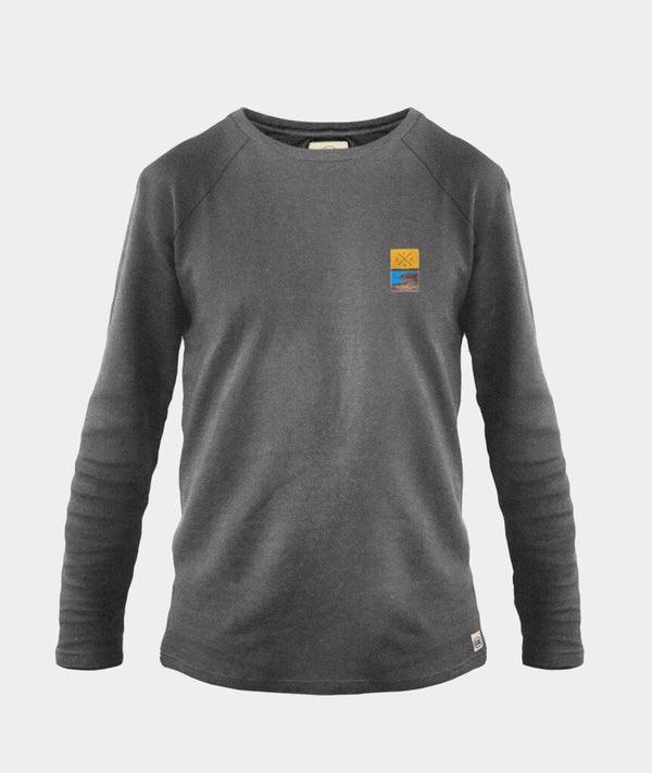 1725 | ELSK® BAGSØ PCH MEN'S LIGHTWEIGHT CREWNECK | DARK GREY