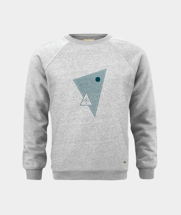 1750 | ELSK® RIM MEN'S CREWNECK | LIGHT GREY