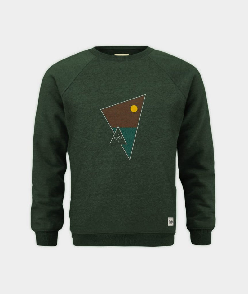 1752 | ELSK® RIM MEN'S CREWNECK | DARK GREEN
