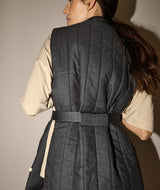 19000 | MY x ELSK ASTA QUILTED VEST | PIRATE BLACK