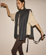 19000 | MY x ELSK ASTA QUILTED VEST | PIRATE BLACK