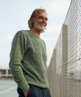 05010 | LOVE AGGER MEN'S KNIT | GREEN MULTI