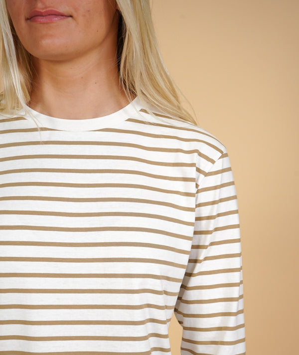 STRIPED WOMEN'S CASUAL LS T-SHIRT