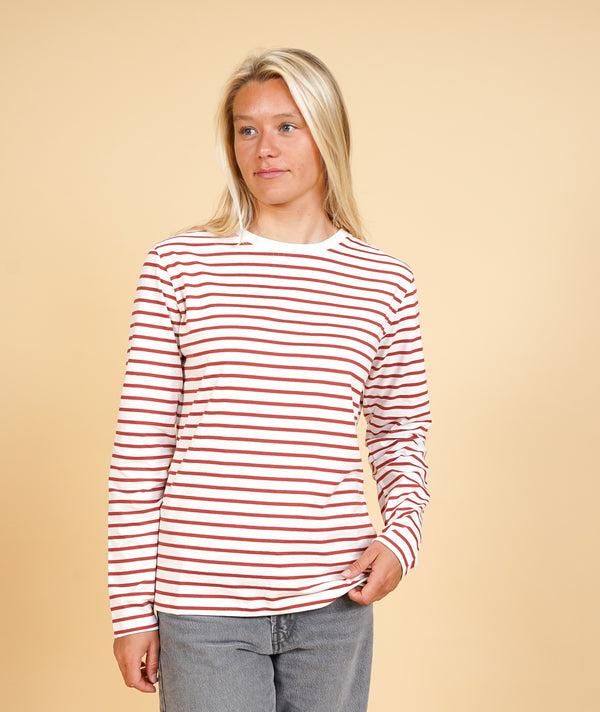 STRIPED WOMEN'S CASUAL LS T-SHIRT