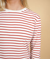 STRIPED WOMEN'S CASUAL LS T-SHIRT