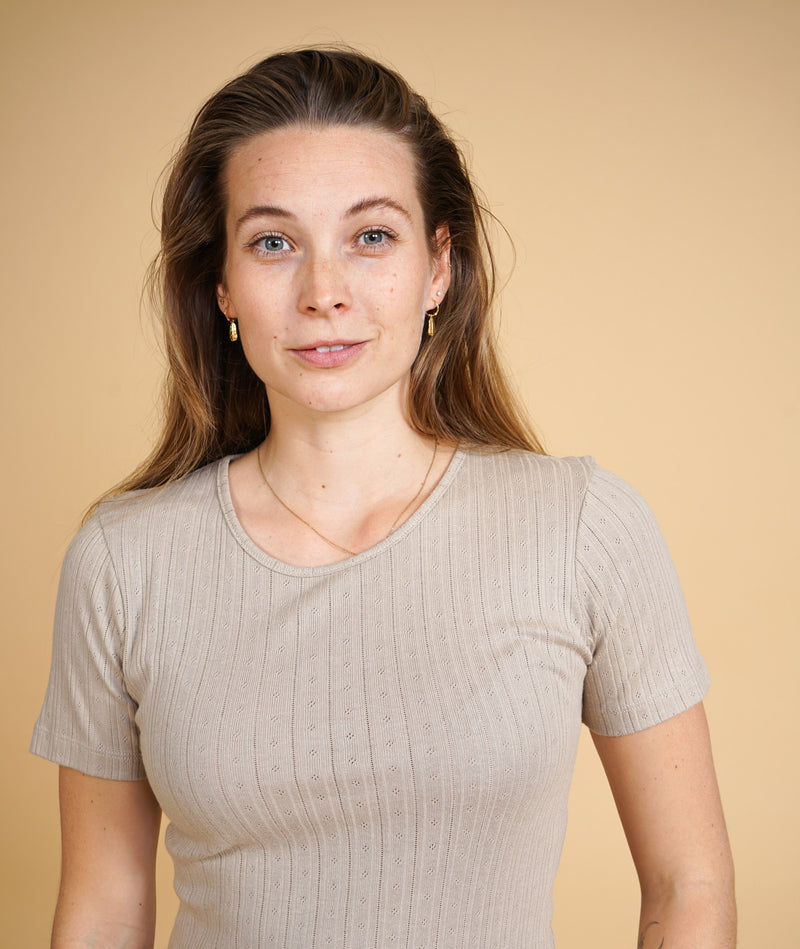 POINTELLE WOMEN'S T-SHIRT