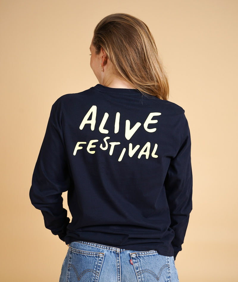 ALIVE FESTIVAL BRUSHED LS T-SHIRT