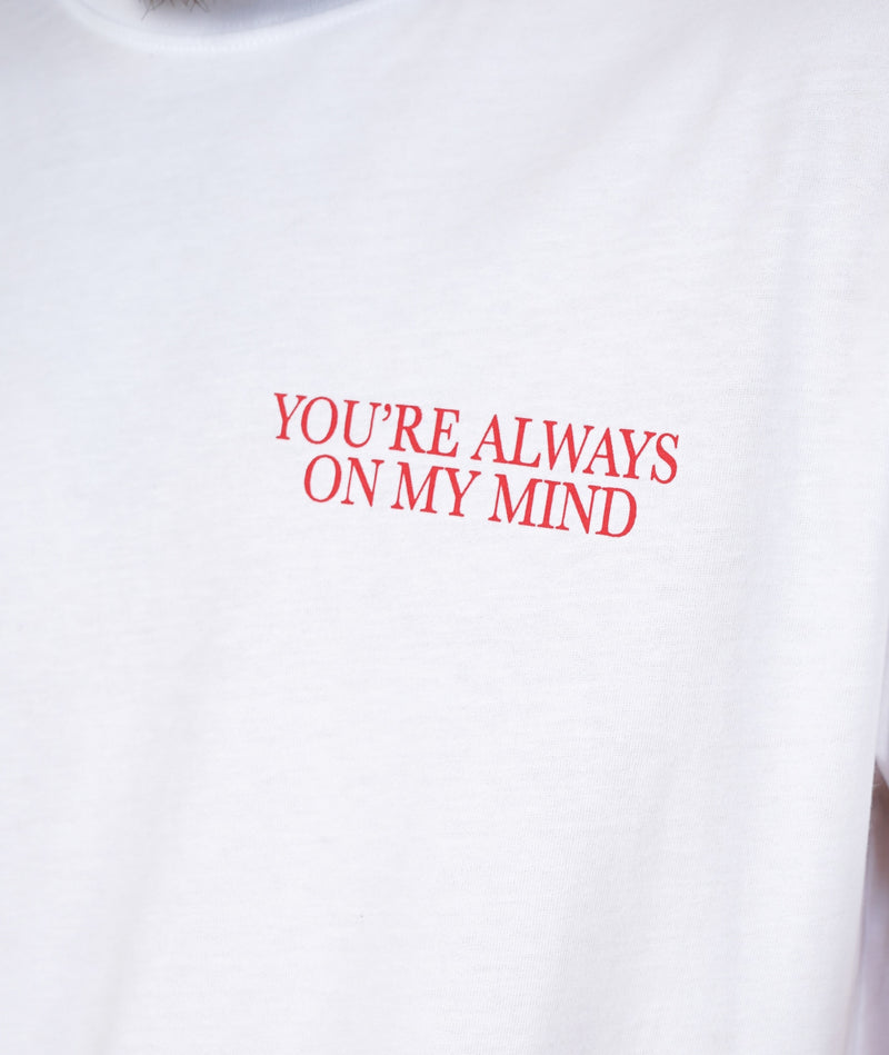 ALWAYS ON MY MIND MEN'S BRUSHED T-SHIRT