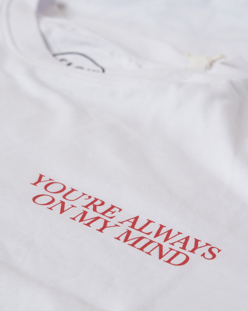 ALWAYS ON MY MIND MEN'S BRUSHED T-SHIRT