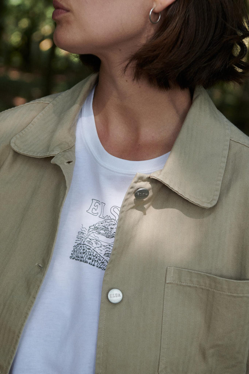 COURTNEY WOMEN'S HERRINGBONE OVERSHIRT