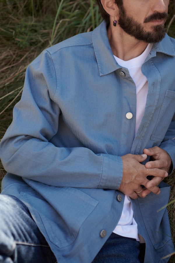 KILIAN MEN'S HERRINGBONE OVERSHIRT