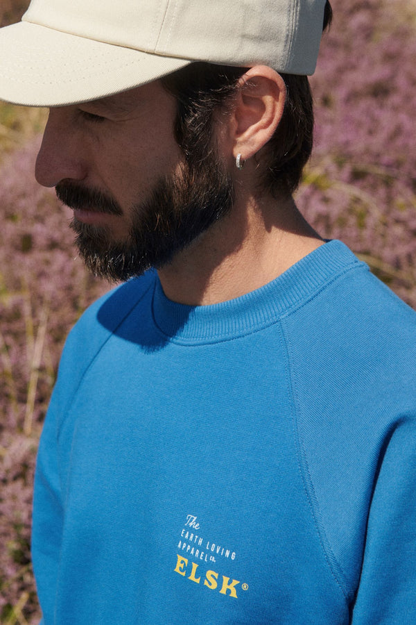 EARTH LOVING MEN'S RAGLAN CREWNECK