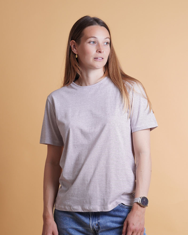 STRIPED WOMEN'S CASUAL T-SHIRT