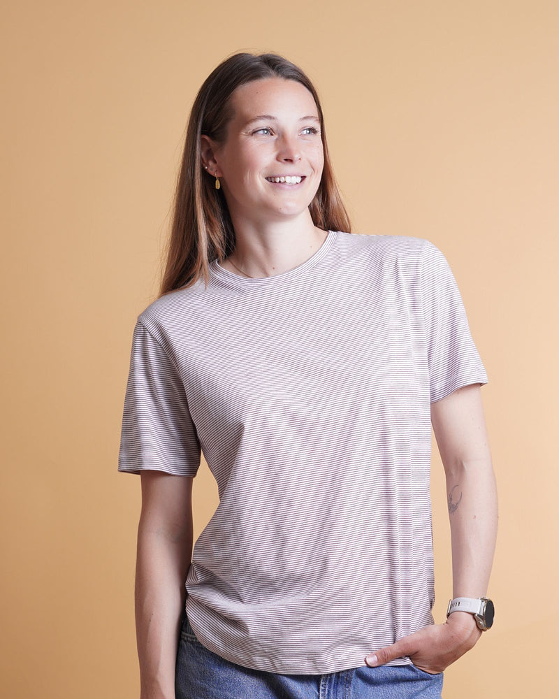 STRIPED WOMEN'S CASUAL T-SHIRT