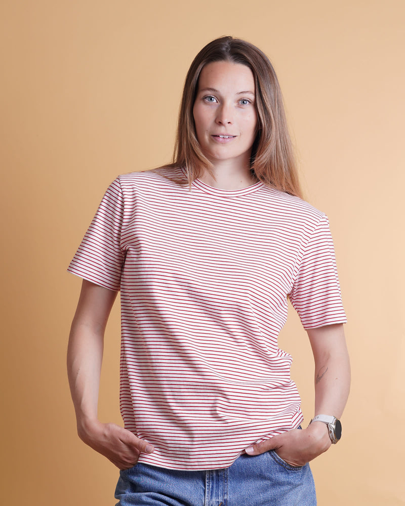 STRIPED WOMEN'S CASUAL T-SHIRT