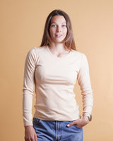 RIB WOMEN'S LS T-SHIRT