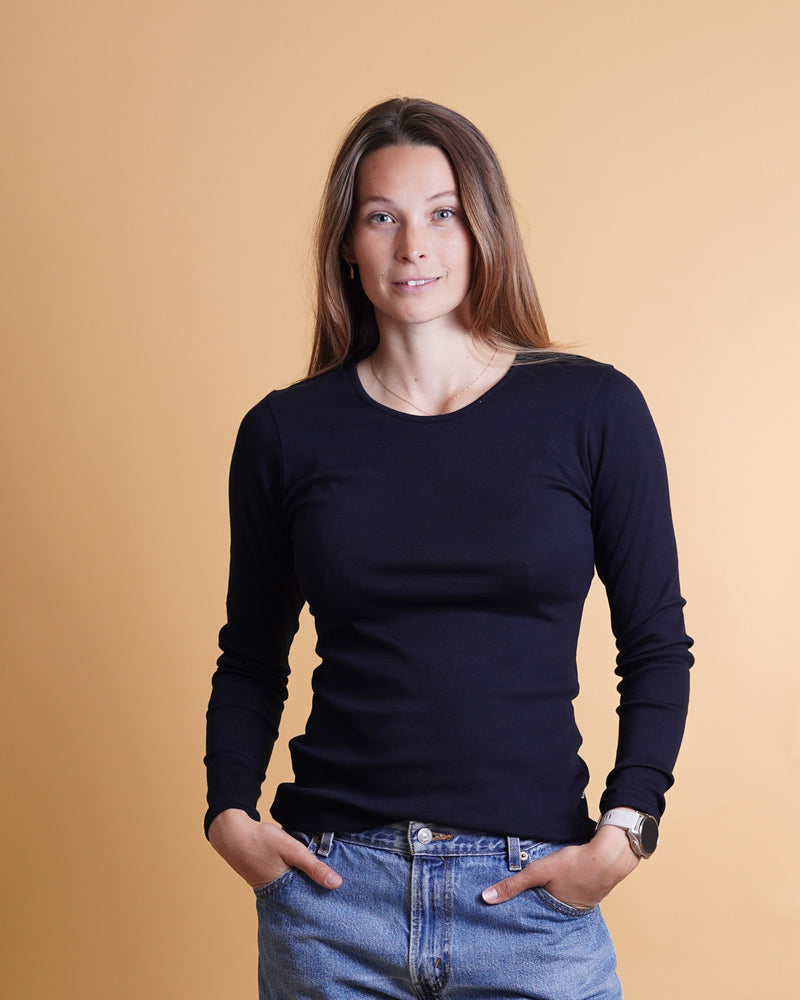 RIB WOMEN'S LS T-SHIRT