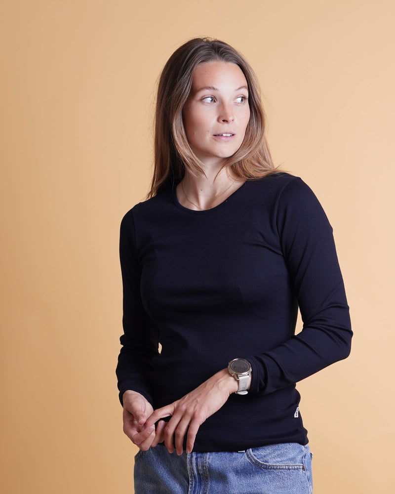 RIB WOMEN'S LS T-SHIRT