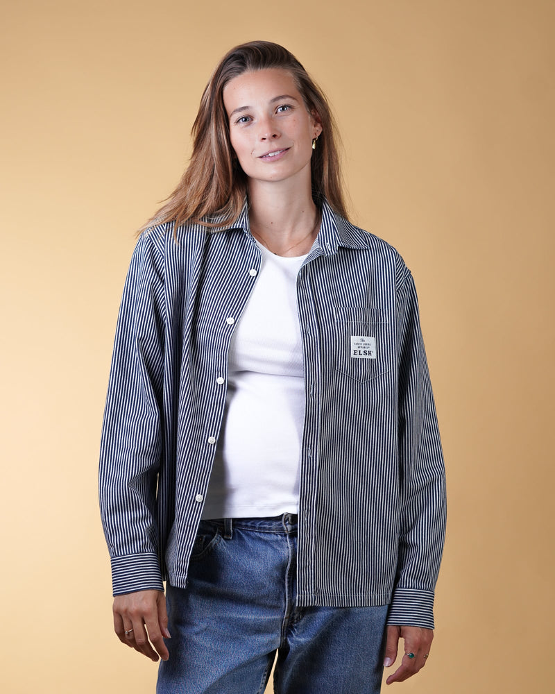 HICKORY STRIPED WOMEN'S SHIRT