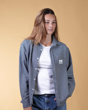 HICKORY STRIPED WOMEN'S SHIRT