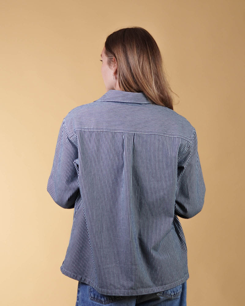 HICKORY STRIPED WOMEN'S SHIRT