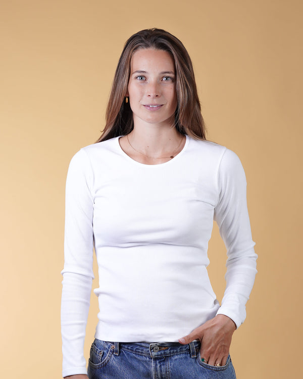 RIB WOMEN'S LS T-SHIRT