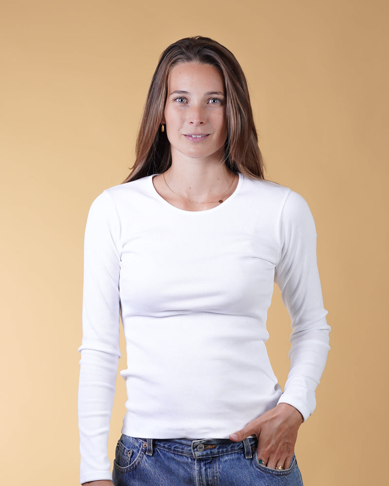 RIB WOMEN'S LS T-SHIRT