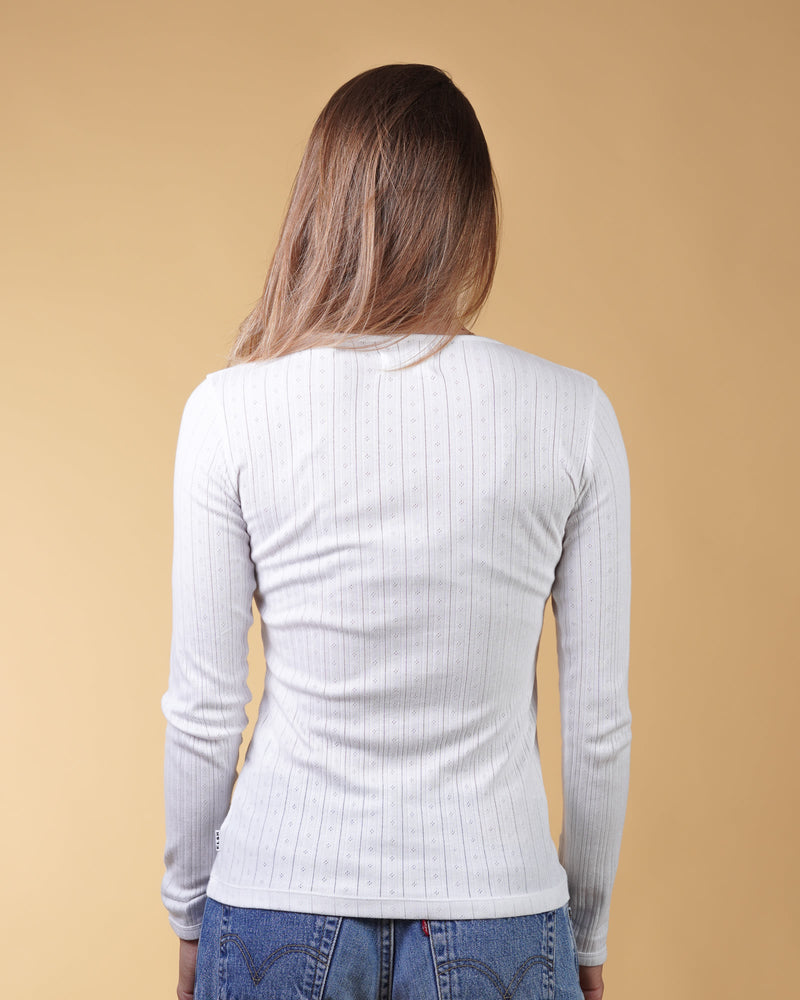 POINTELLE WOMEN'S LS T-SHIRT