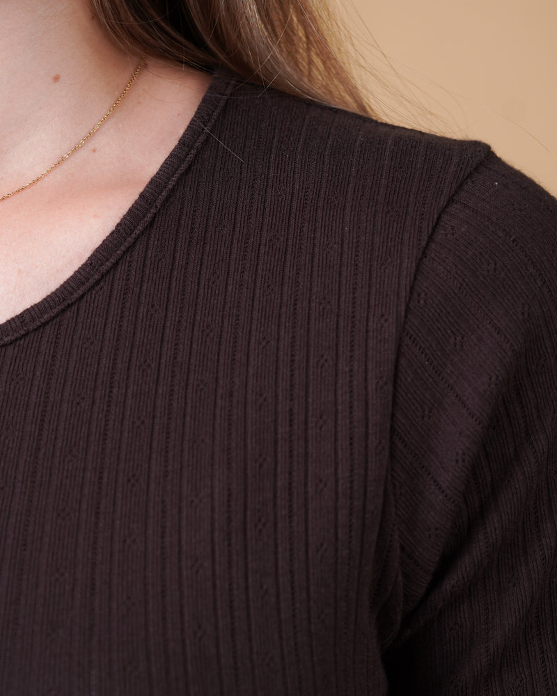 POINTELLE WOMEN'S T-SHIRT