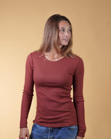 POINTELLE WOMEN'S LS T-SHIRT