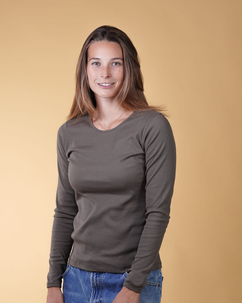 RIB WOMEN'S LS T-SHIRT