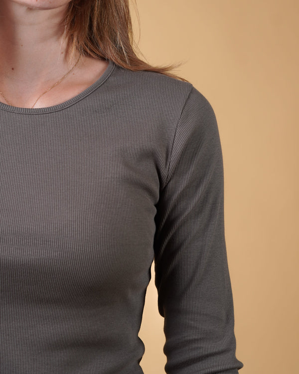 RIB WOMEN'S LS T-SHIRT