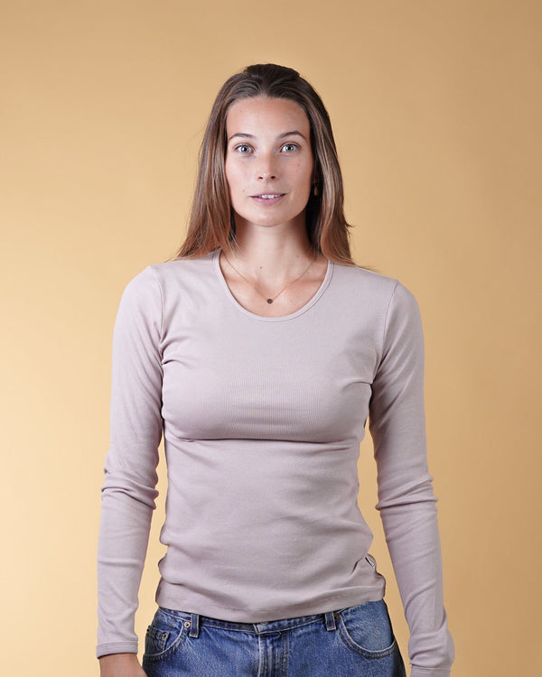 RIB WOMEN'S LS T-SHIRT