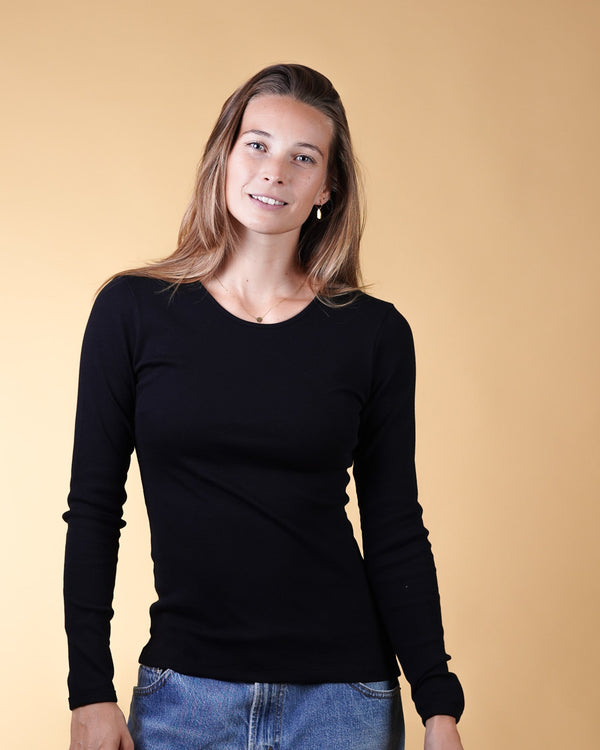 RIB WOMEN'S LS T-SHIRT