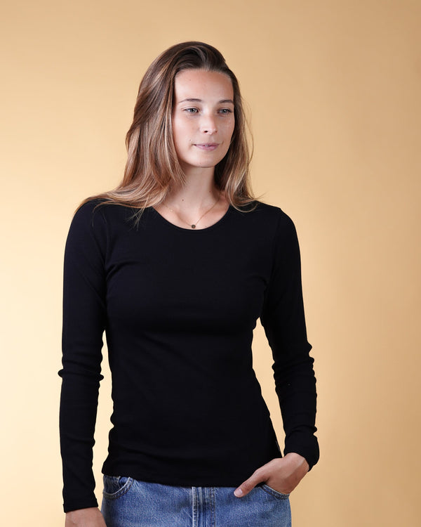 RIB WOMEN'S LS T-SHIRT