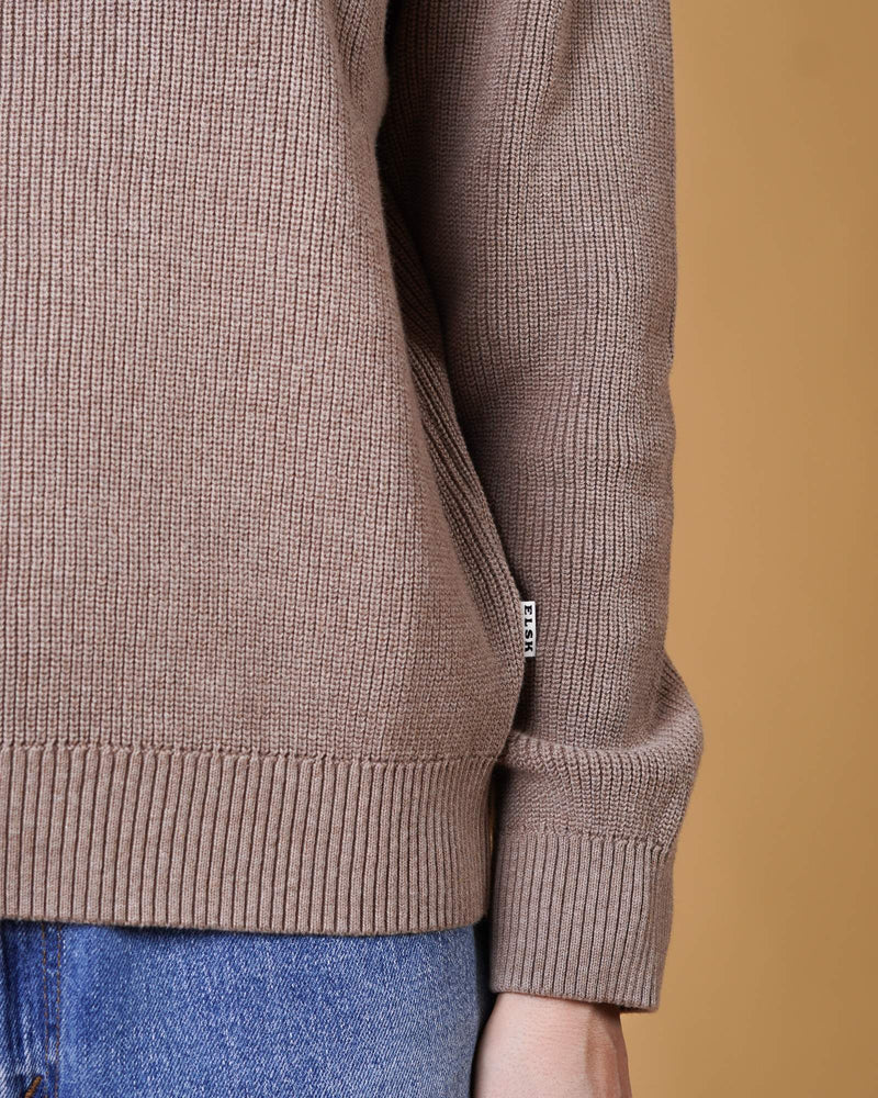 HALFZIP ORGANIC COTTON WOMEN'S KNIT