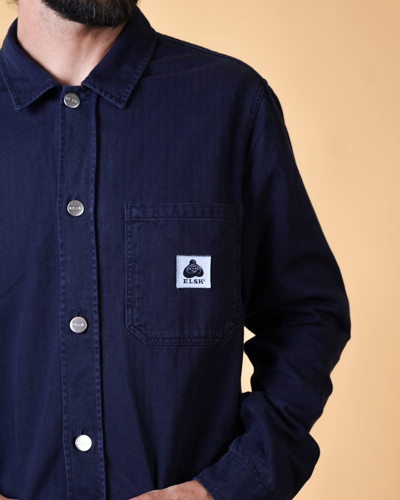 HERRINGBONE MEN'S SIGNATURE OVERSHIRT