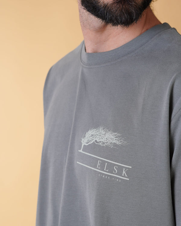 STÆRK VIND CH MEN'S BRUSHED T-SHIRT