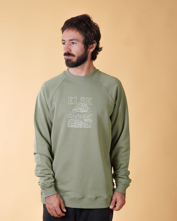 WIND MEN'S RAGLAN CREWNECK