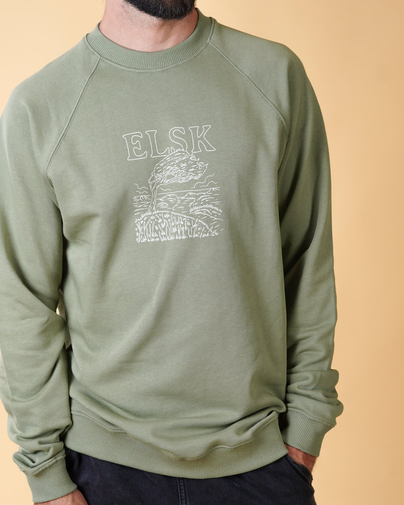 WIND MEN'S RAGLAN CREWNECK