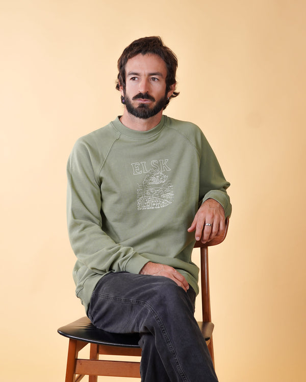 WIND MEN'S RAGLAN CREWNECK