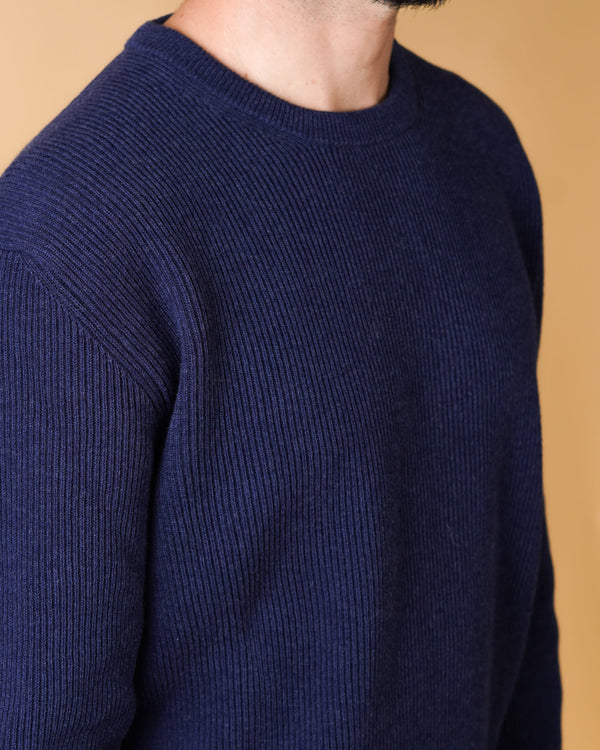 O-NECK ORGANIC COTTON MEN'S KNIT