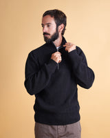 HALFZIP ORGANIC COTTON MEN'S KNIT